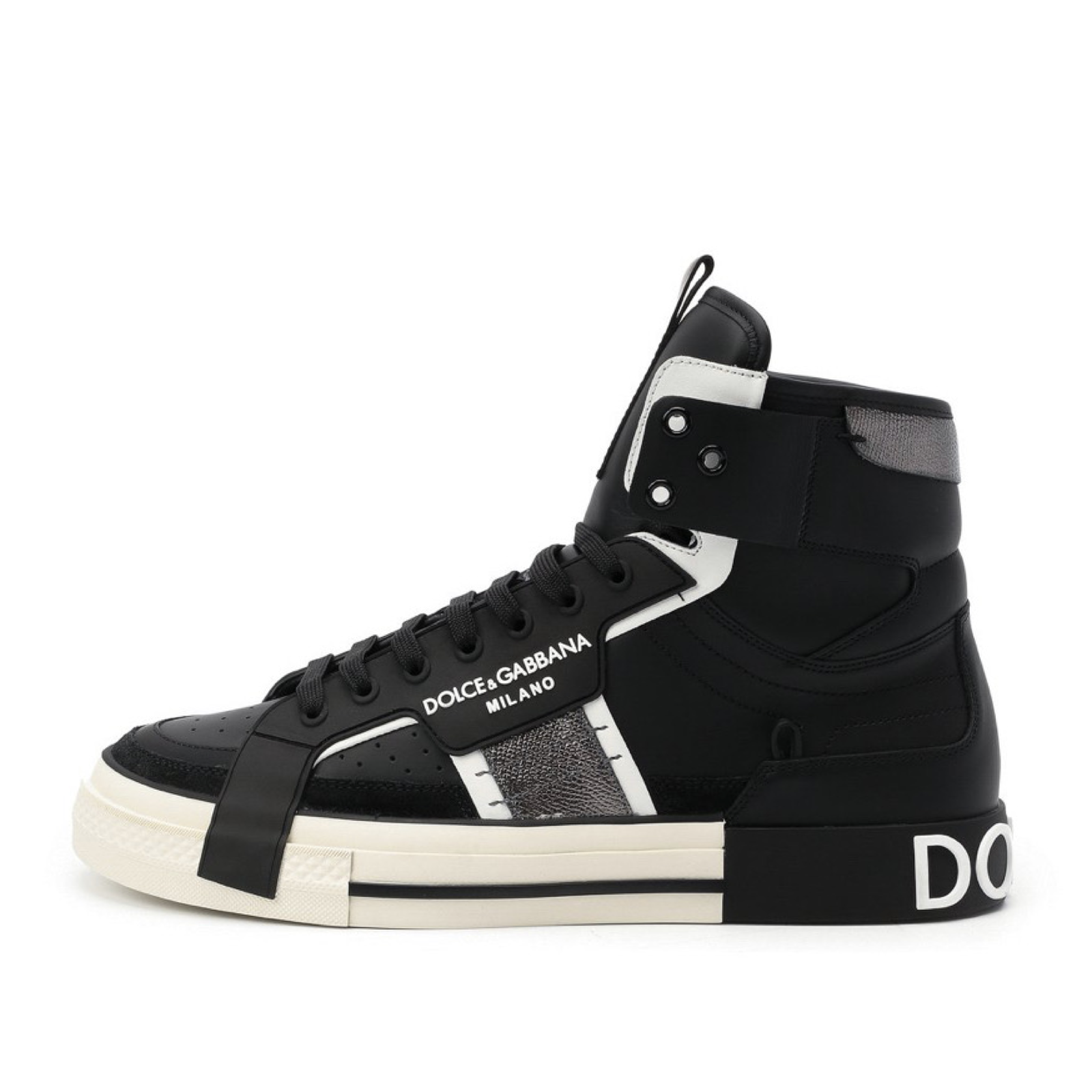 Мъжки високи кецове Dolce & Gabbana Custom 2.Zero Men High Top Sneakers CS1870 AO223