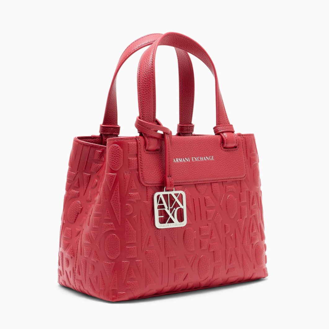 Дамска червена чанта Armani Exchange Women’s shopping bag  XW001576 AF15774 U5102 Side view