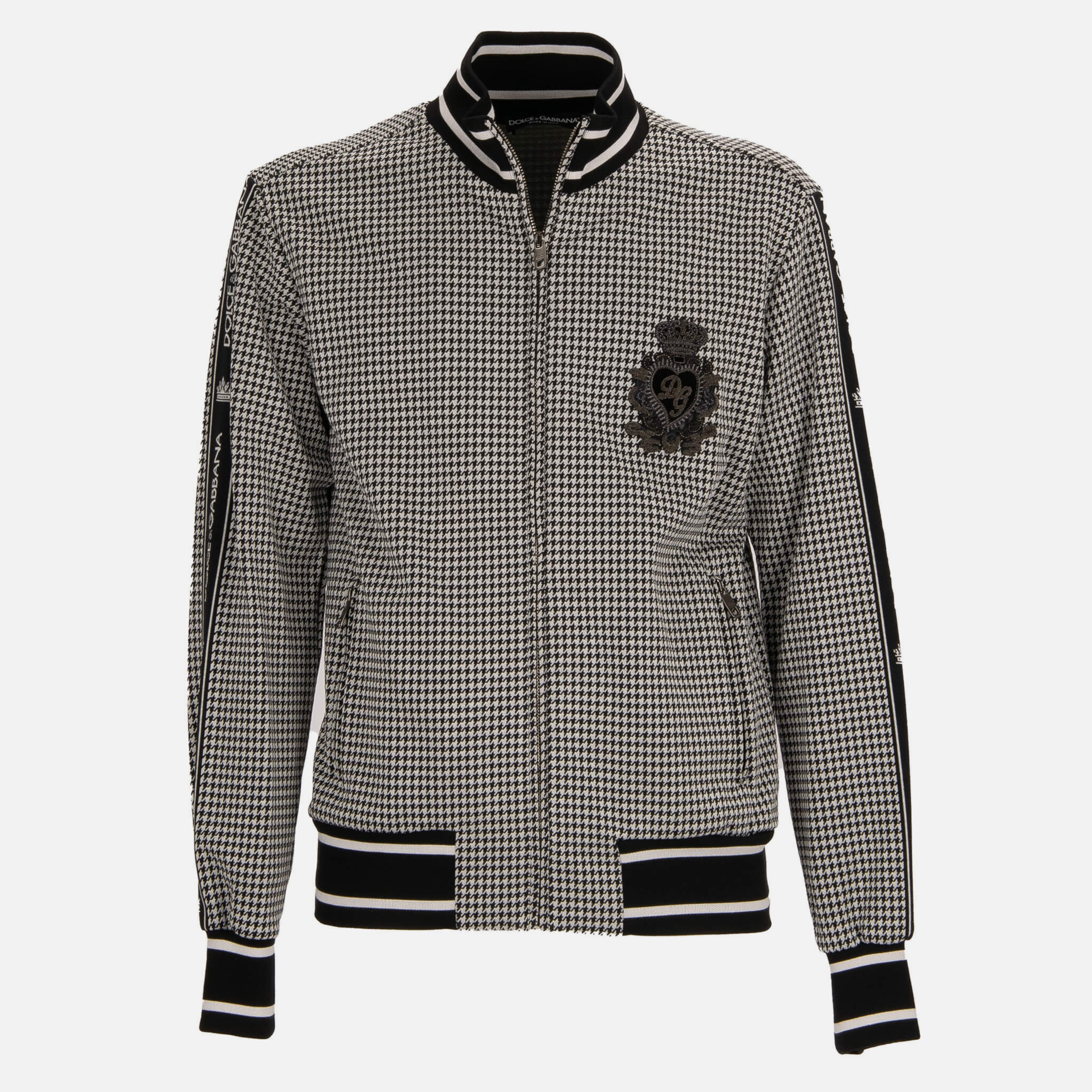 Мъжко жакардово яке Men’s jacquard jacket DOLCE & GABBANA G9OL0Z G7TUH S8350 front view