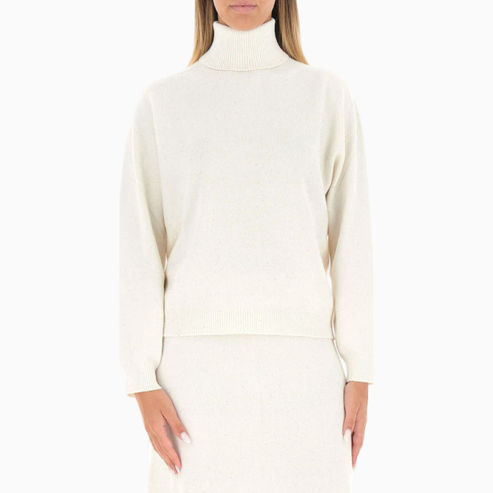 Дамски бял пуловер Liu Jo Women Sweater MF5234 MA27R Front View