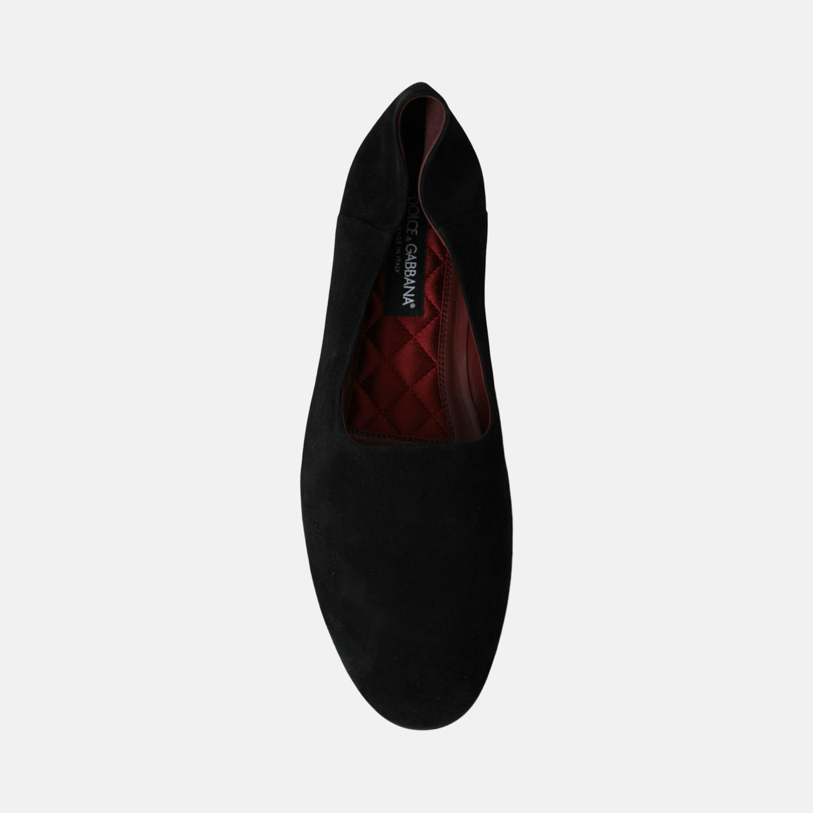 Dolce & Gabbana Black Suede Men Loafers