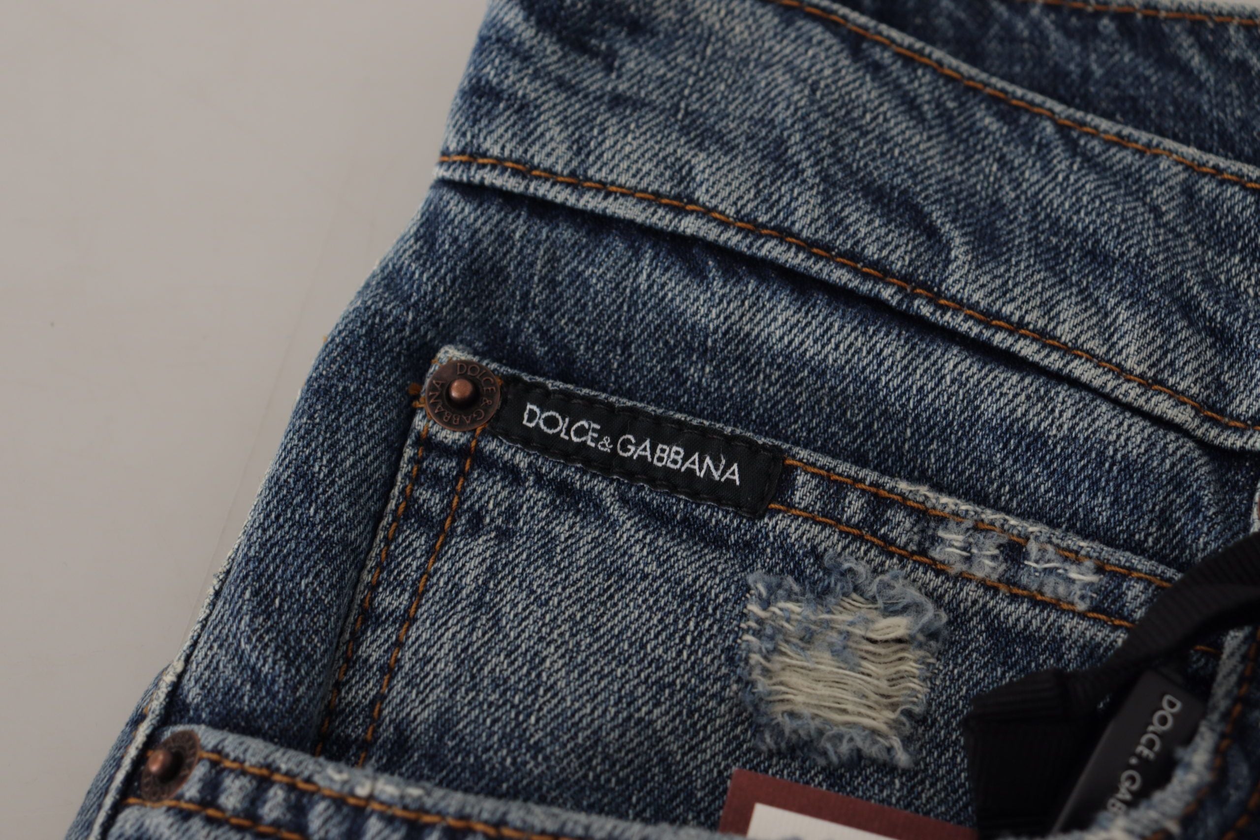 Dolce &amp; Gabbana Chic Boyfriend Дънки със средна талия