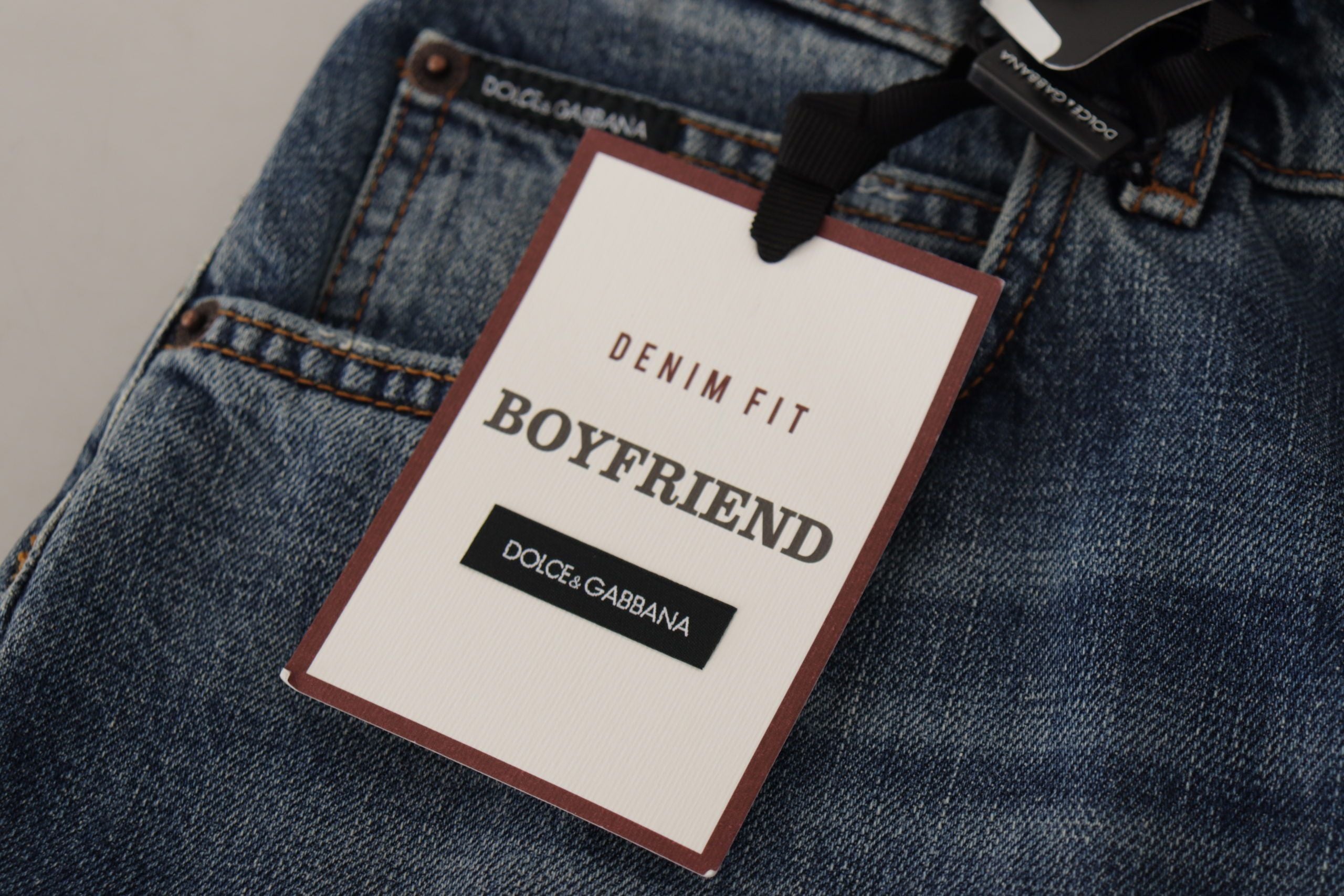 Dolce &amp; Gabbana Chic Boyfriend Дънки със средна талия