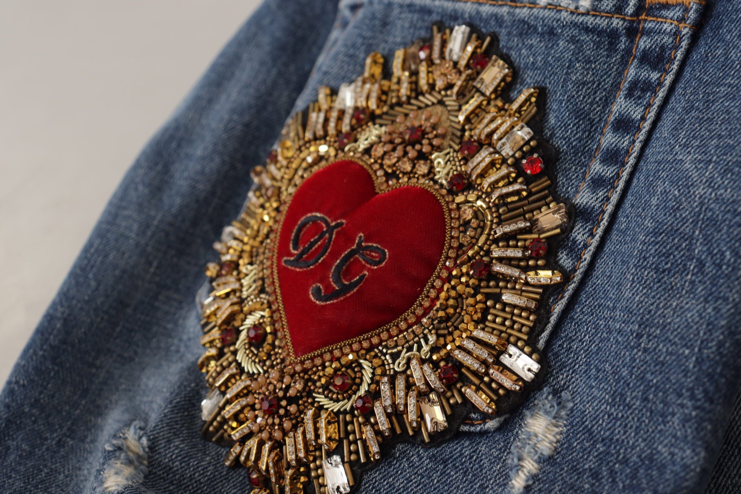 Dolce &amp; Gabbana Chic Boyfriend Дънки със средна талия