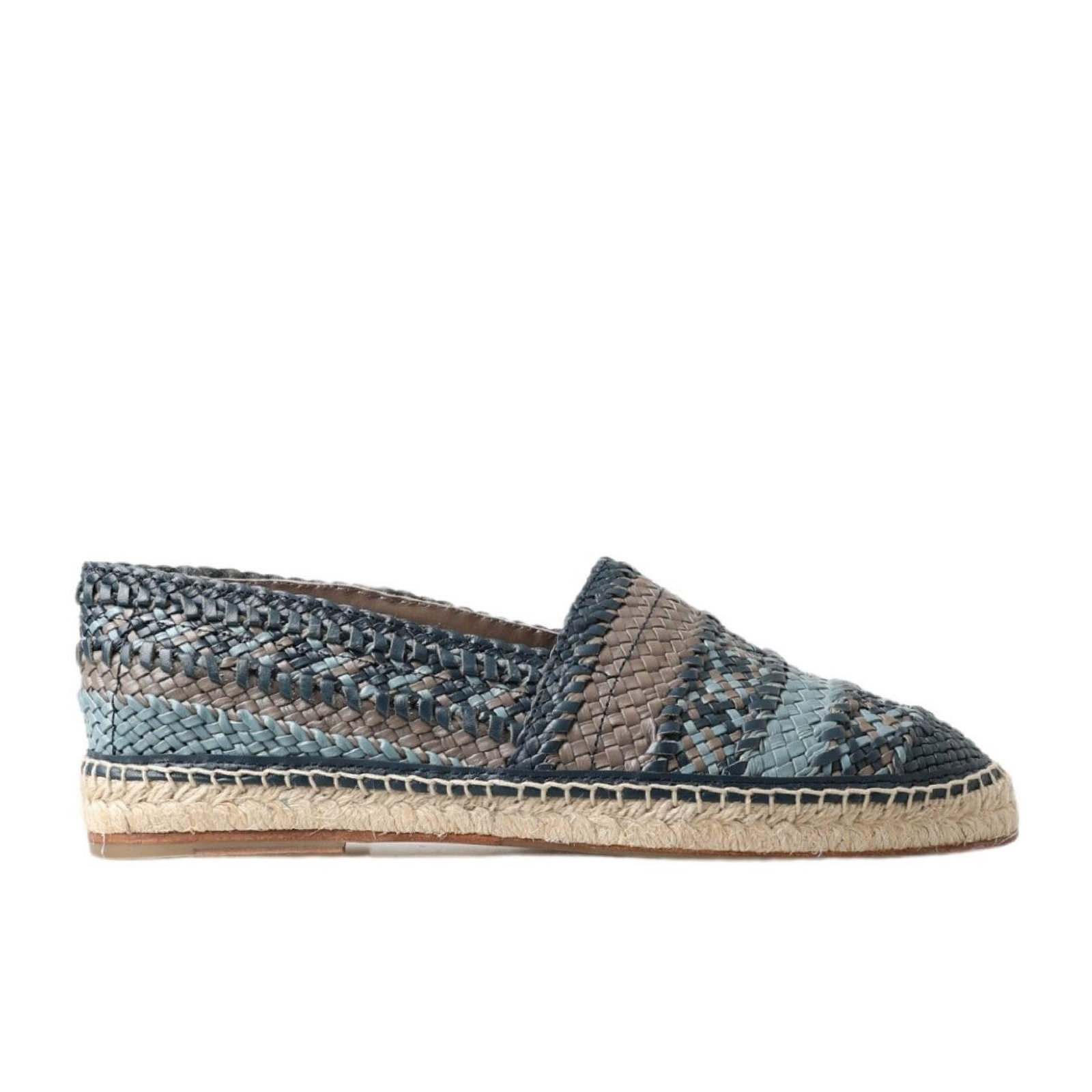 Dolce & Gabbana Sumptuous Woven Leather Men Espadrilles