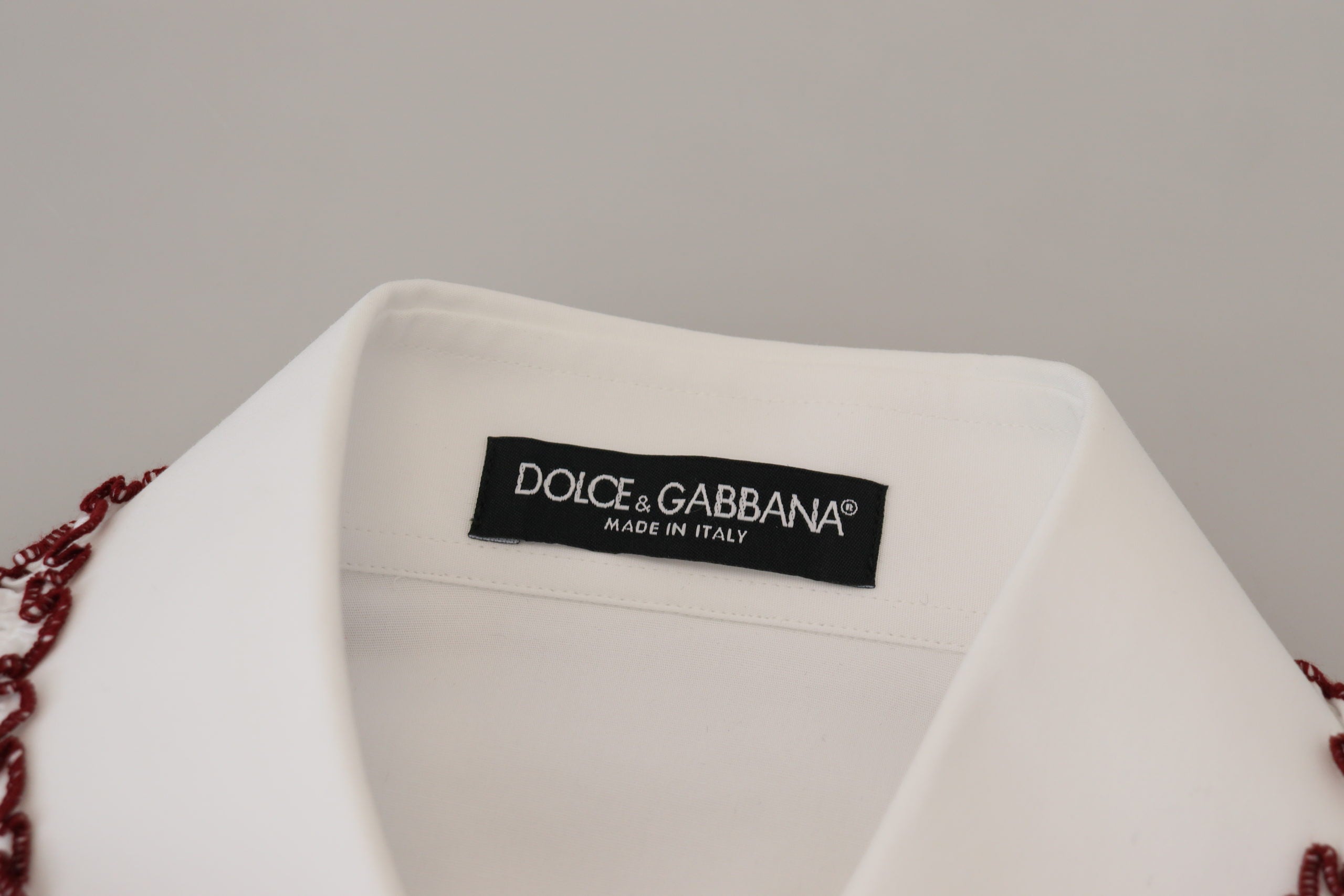 Dolce &amp; Gabbana Елегантно бяло памучно поло