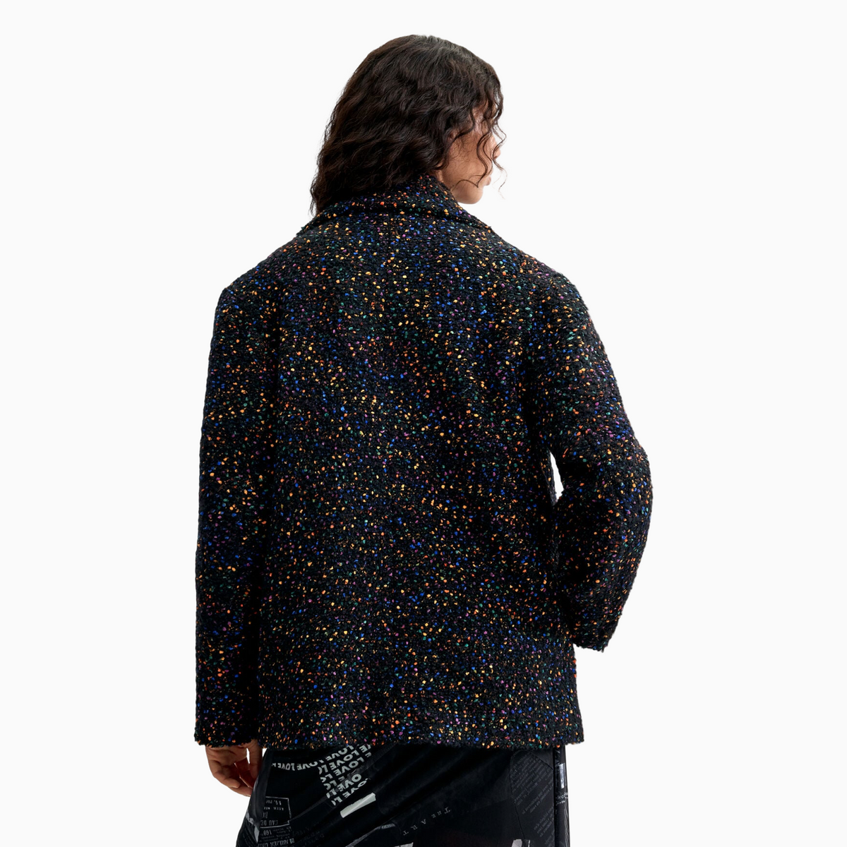 Дамско палто Desigual Women Coat 26WWEW21 2000 Back View