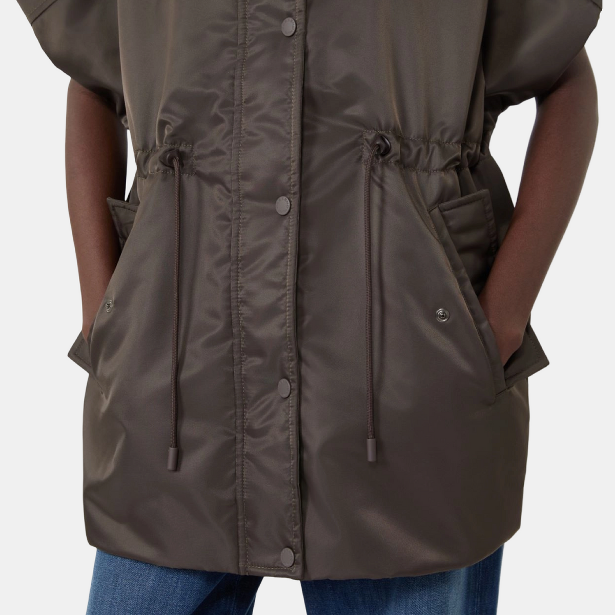 Max Mara Twill Padded Gilet