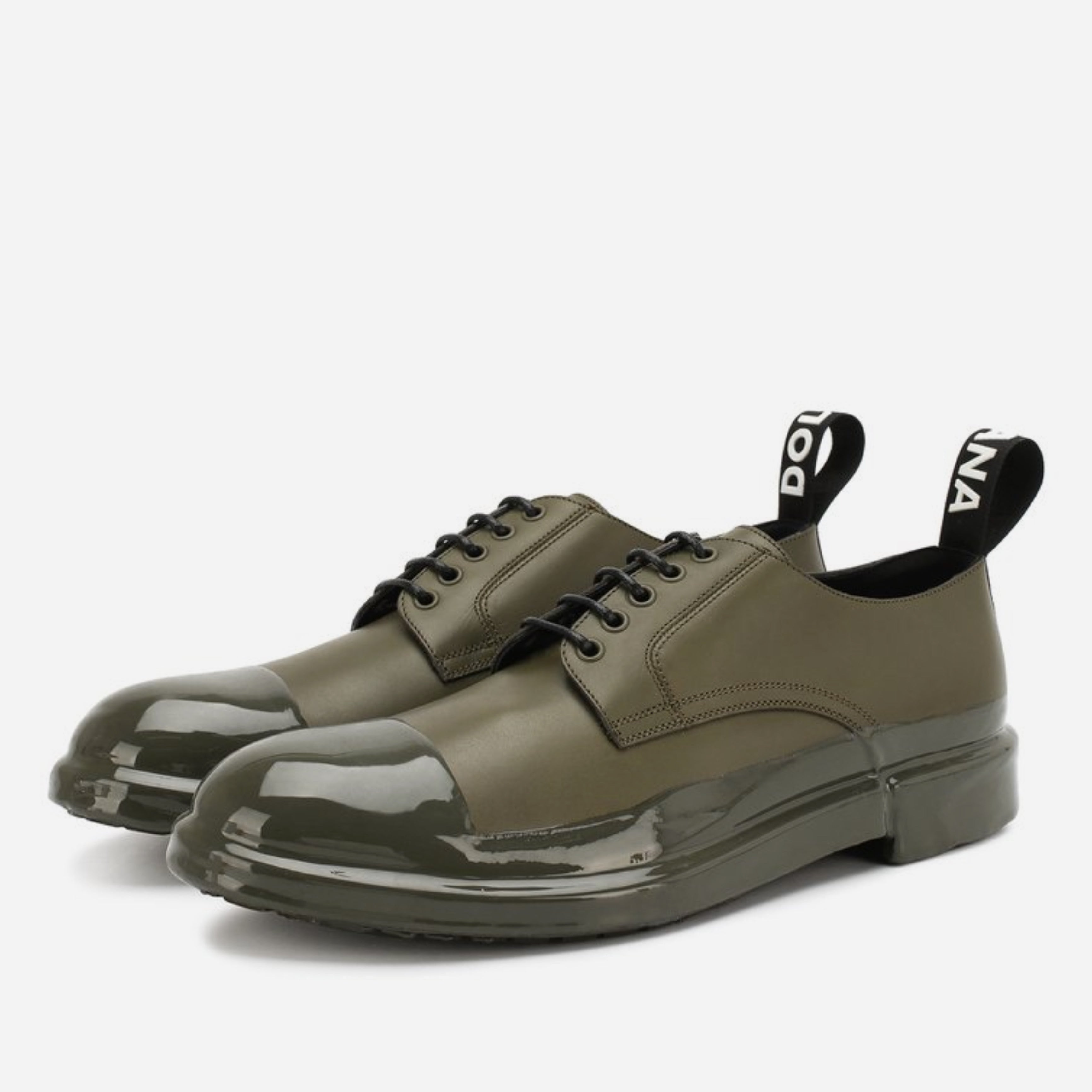 Мъжки елегантни обувки в милитари зелено DOLCE & GABBANA
Men’s Luxury Military Green Formal Shoes