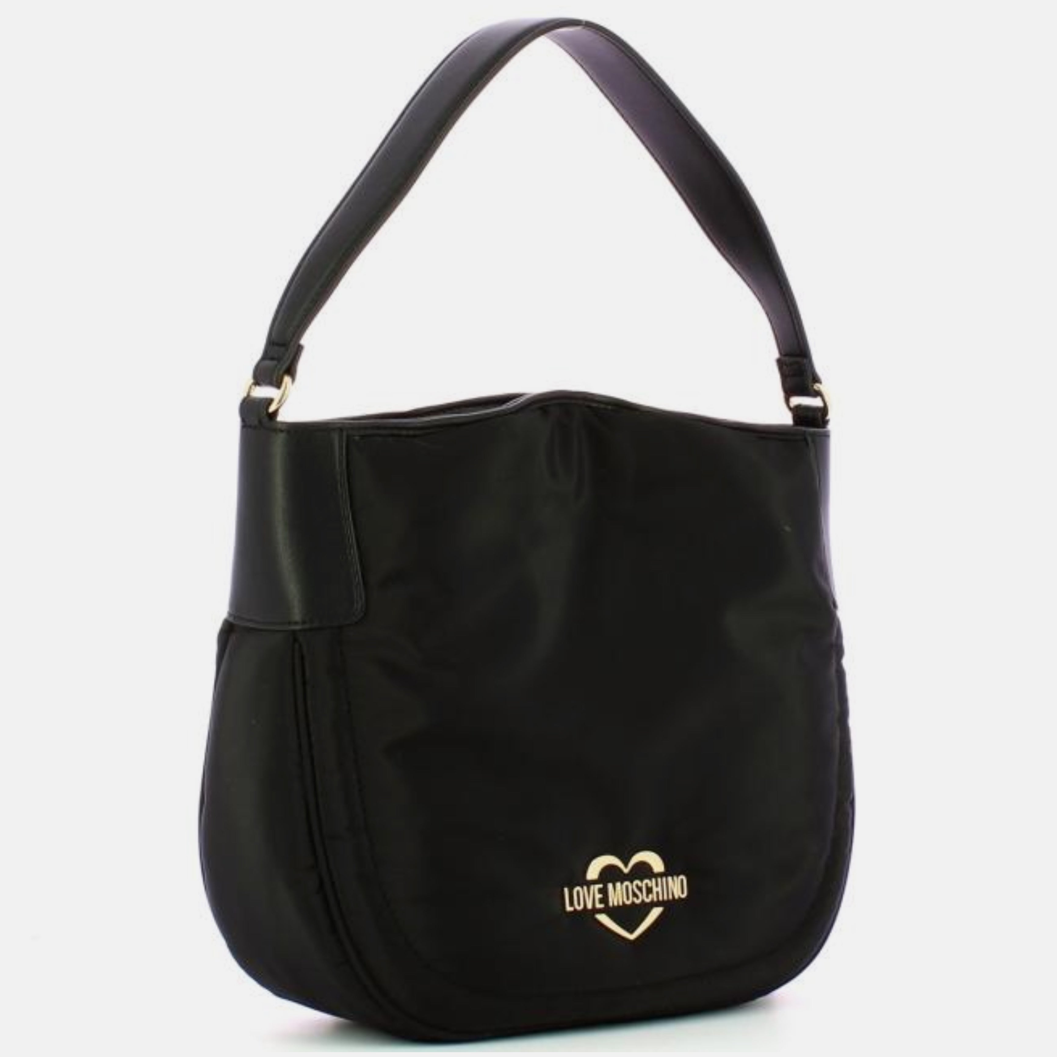 Дамска чанта Women’s handbag Love Moschino JC4058PP1FLE100A Black front angled view