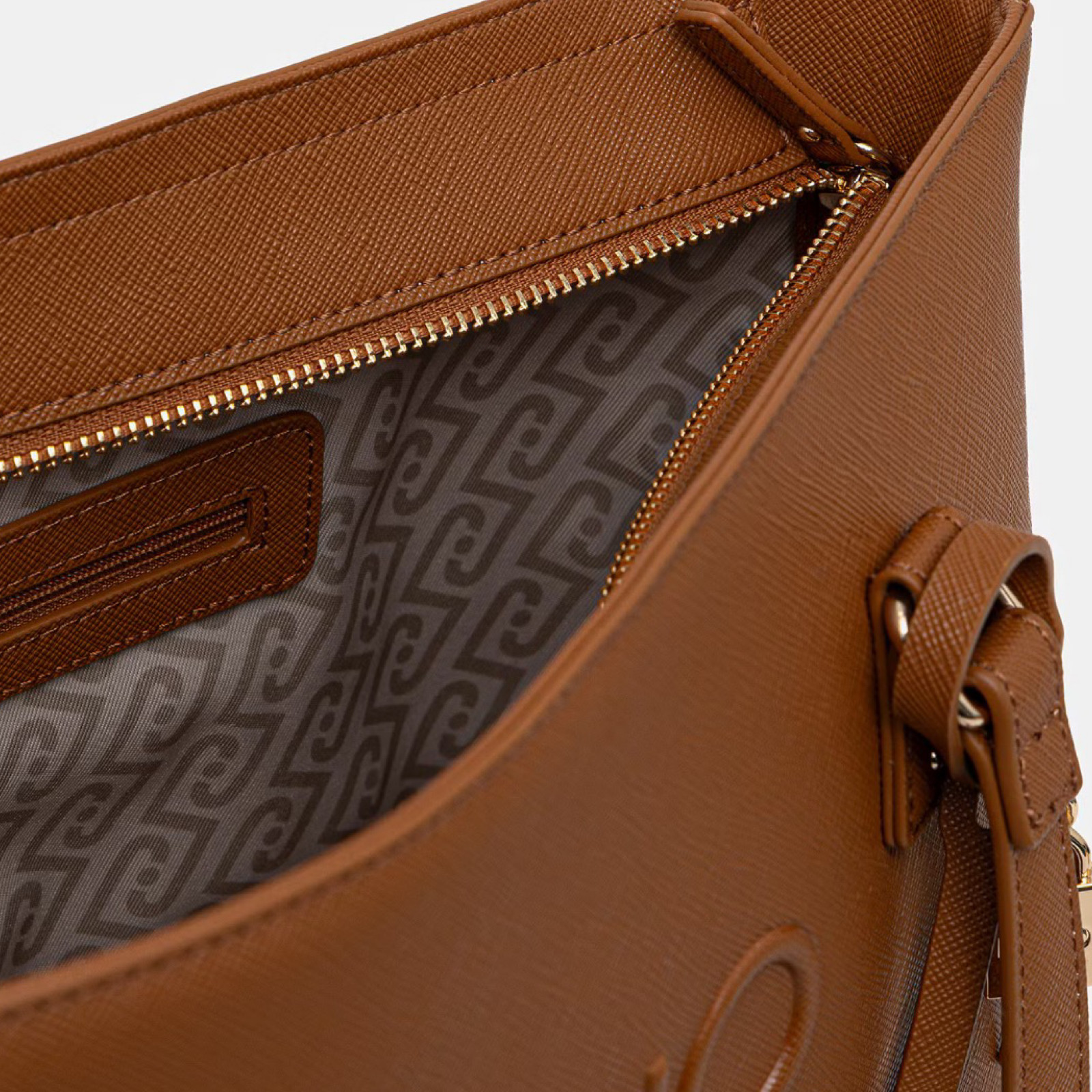 Дамска кафява шопинг чанта Liu Jo Women Shopping Bag AA6321 ES029 Inside View