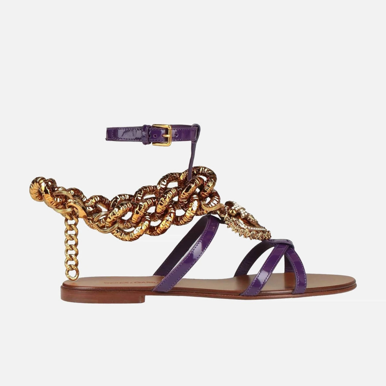Dolce & Gabbana Devotion Sandals Lateral View