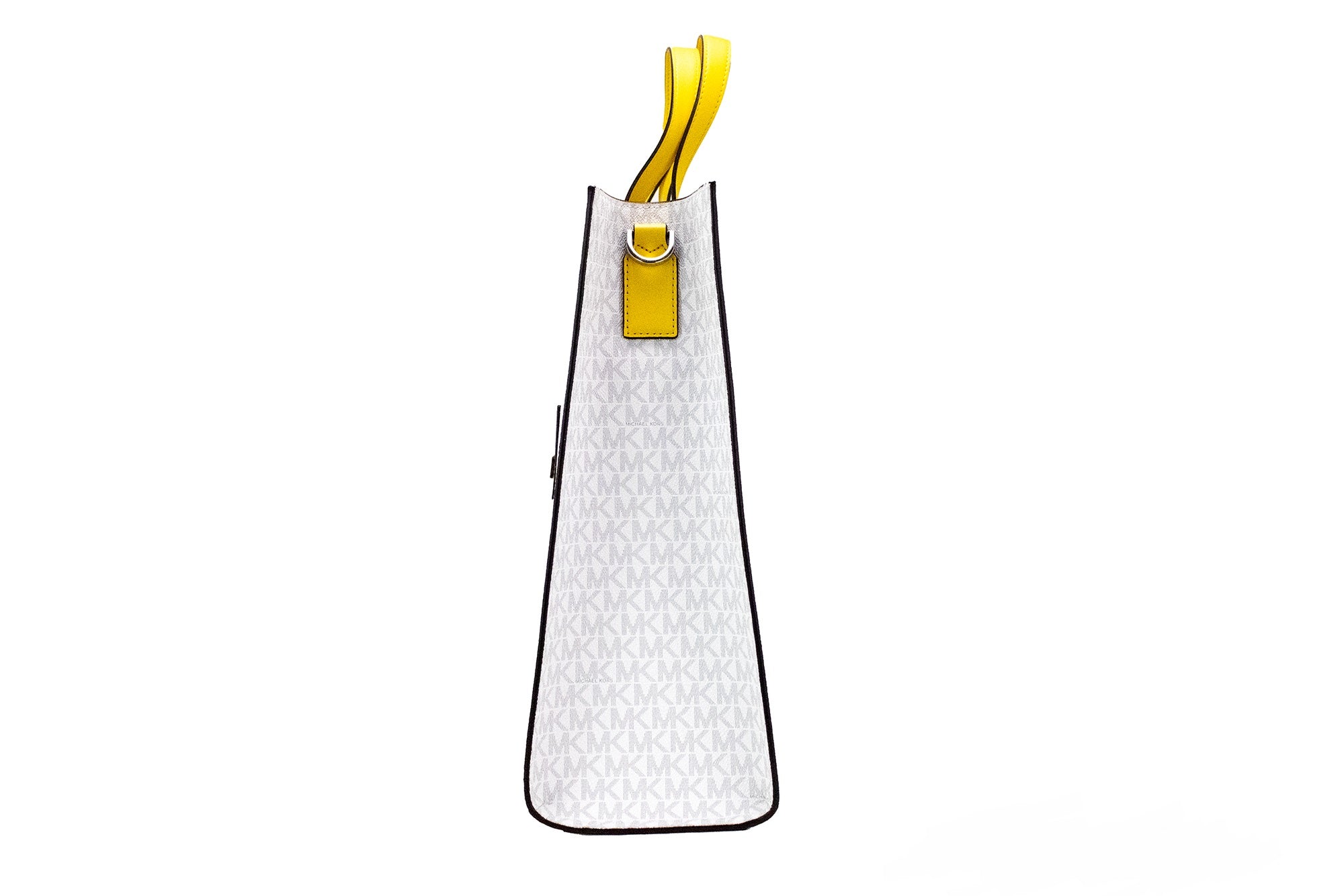 Дамска чанта за компютър Michael Kors Kenly Large Signature Citrus PVC North South Tote