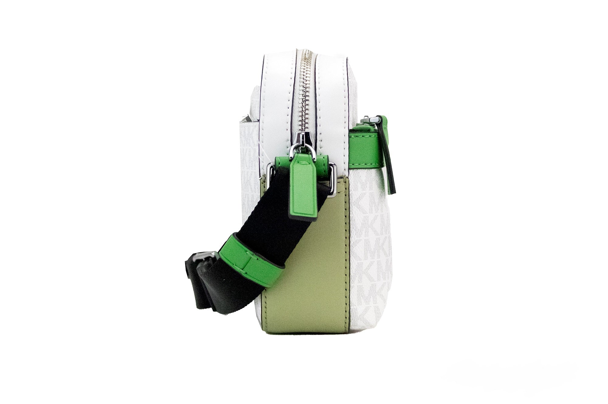Michael Kors Cooper Small Bright White Palm Signature PVC чанта за през рамо