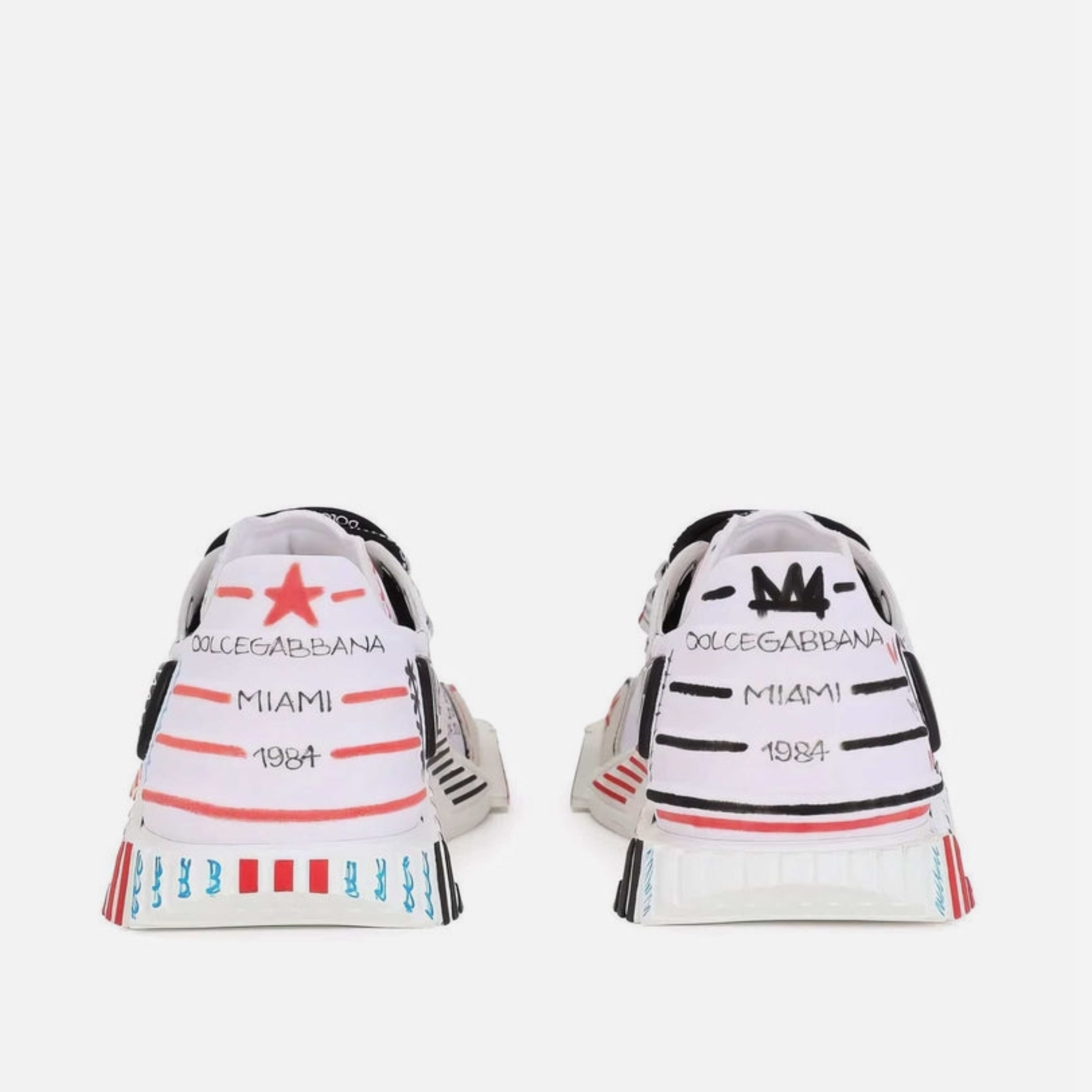 Дамски маратонки Dolce & Gabbana NS1 Graffiti Women Sneakers CK1810 AO840