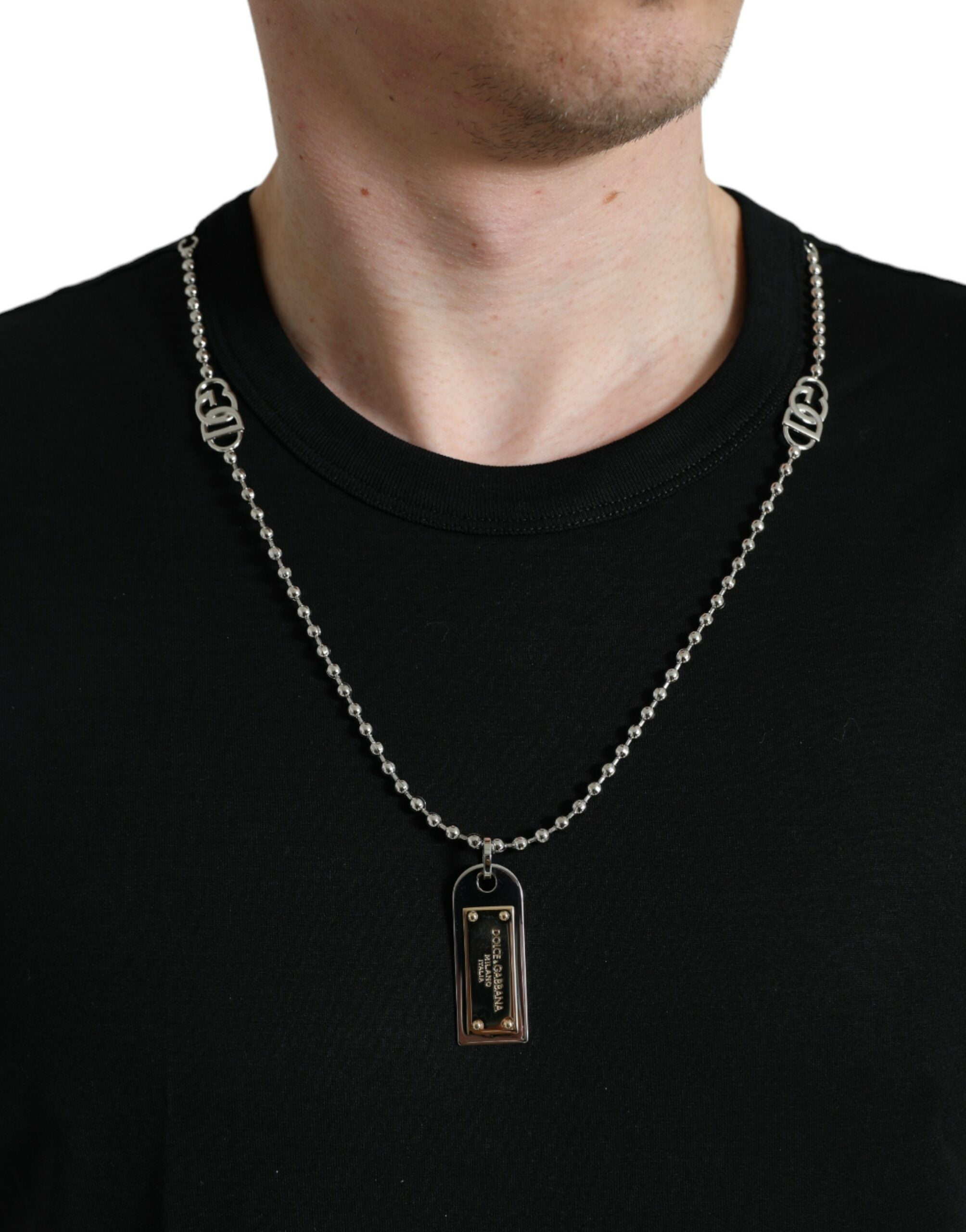 Dolce & Gabbana Necklace Men T-shirt