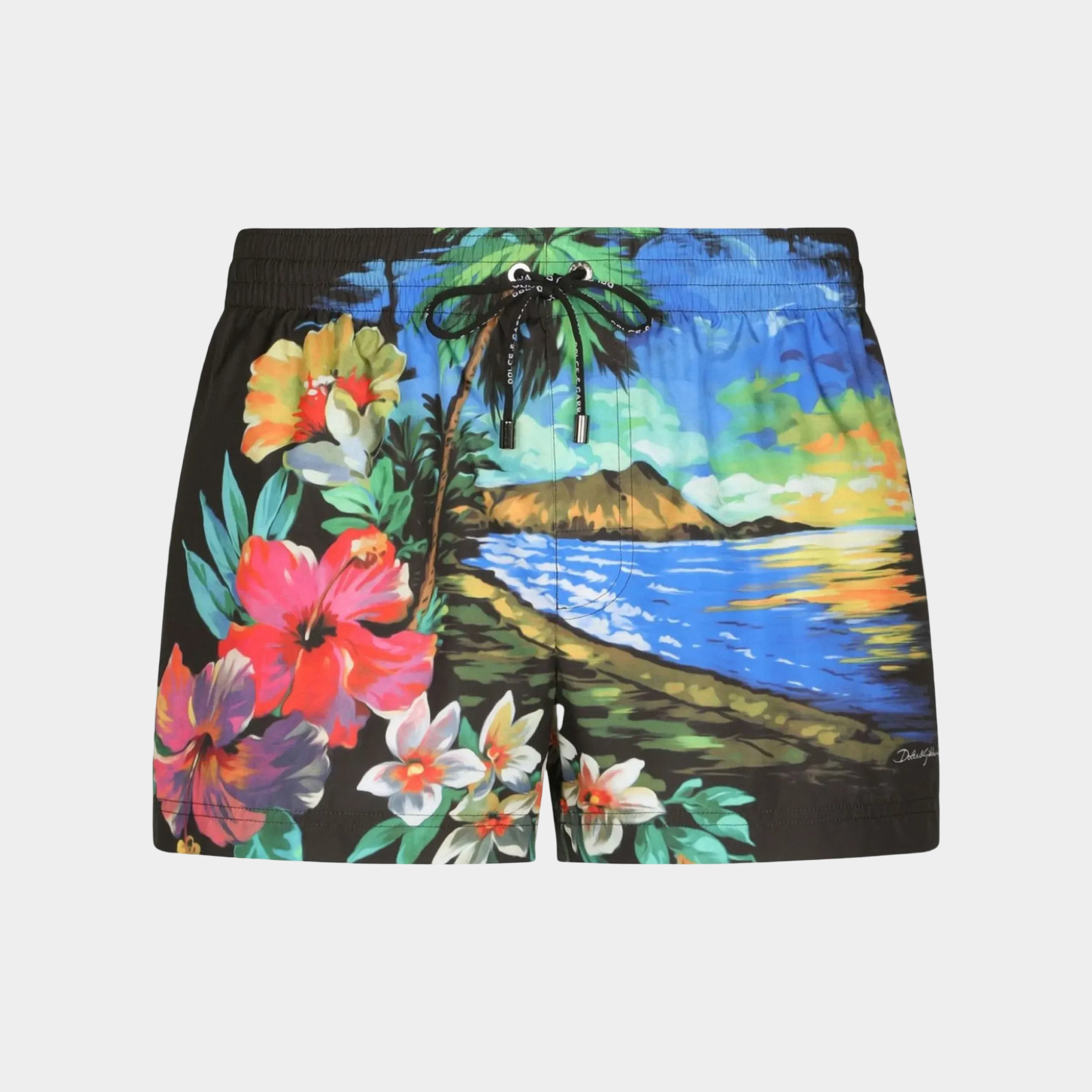 Dolce & Gabbana Tropical Hawaiian Swimwear M4A06T FHMRD HH4JJ Front View