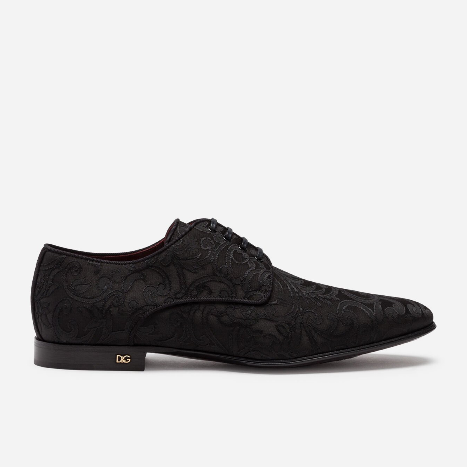Мъжки официални обувки Dolce & Gabbana Positano Jacquard Derby Men Formal Shoes A10384 AZ335