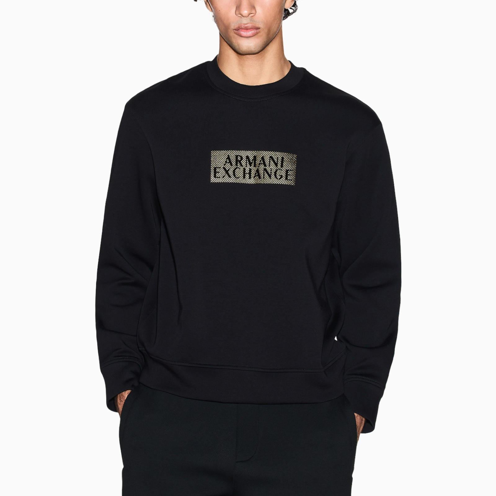 Мъжка блуза Armani Exchange Men Sweatshirt XM001892 AF10818 MC237 Front View