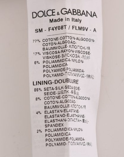 Dolce &amp; Gabbana Елегантна флорална дантелена мини пола с А-силует