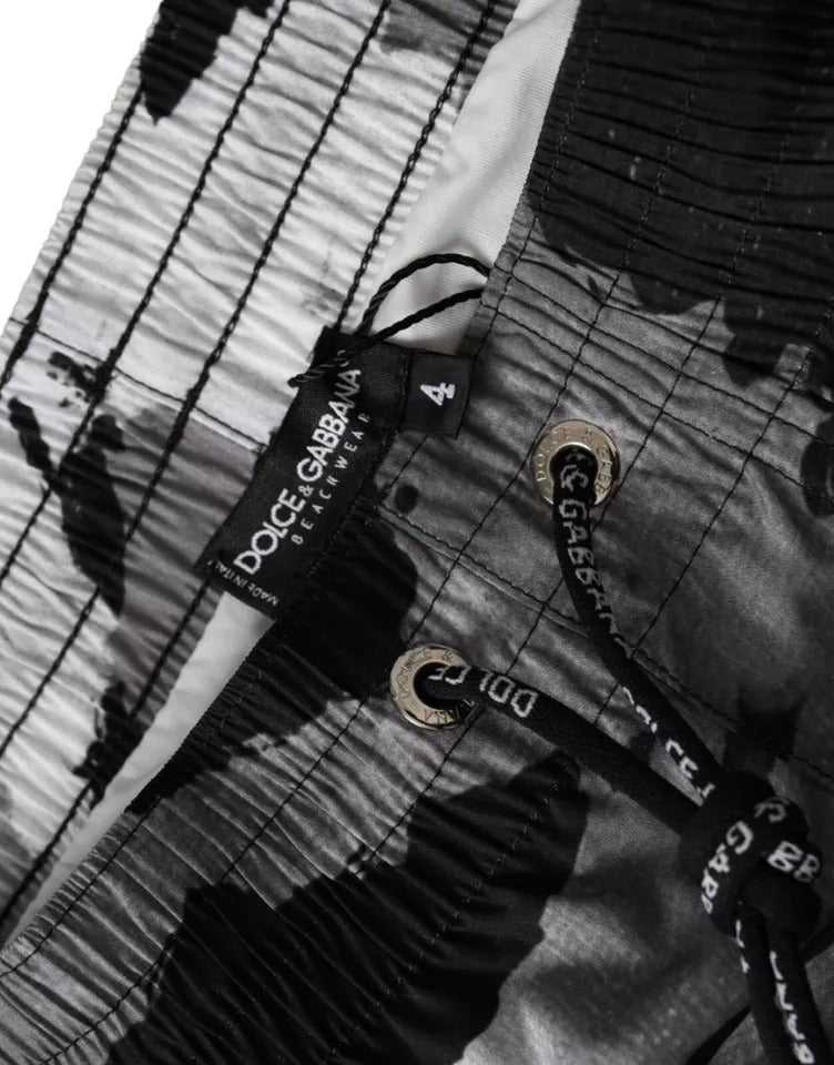 Мъжки бански Dolce & Gabbana Camouflage DG Logo Men Swimwear