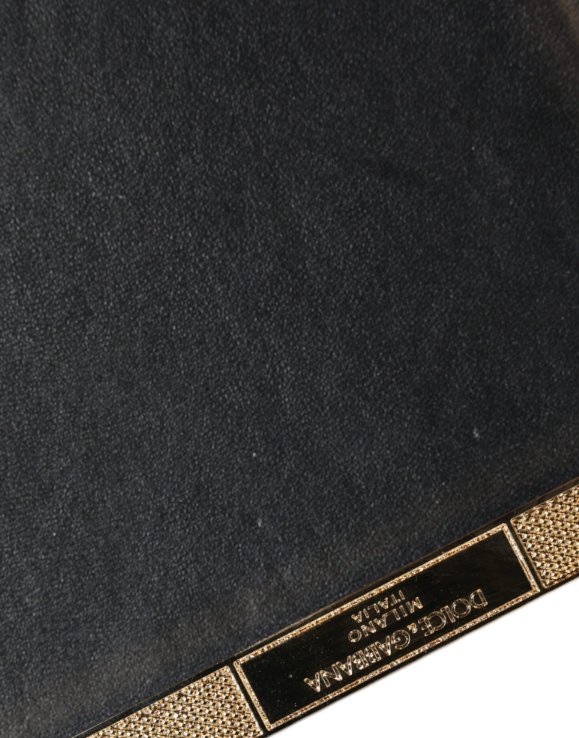 Dolce &amp; Gabbana Gold Crystal Bifold Clutch Вечерна дамска чанта за парти