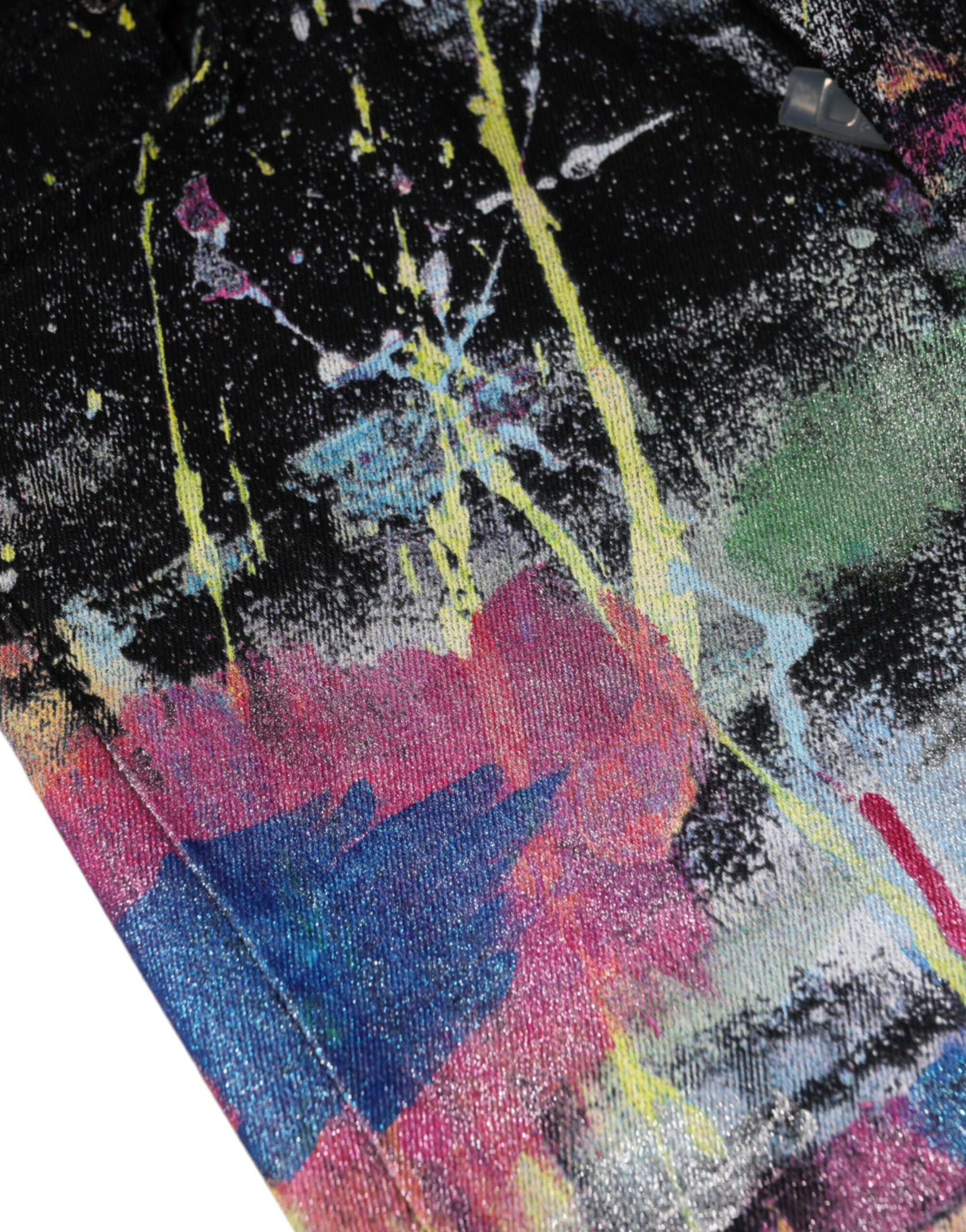 Dolce &amp; Gabbana Многоцветни тесни дънки от памучен деним