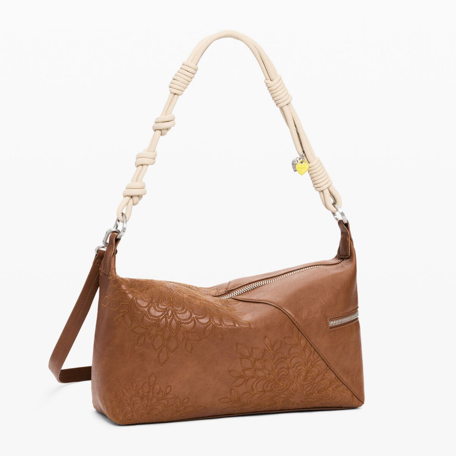 Дамска кафява чанта Desigual Women Handbag 26SAXPB6 6011U Side View