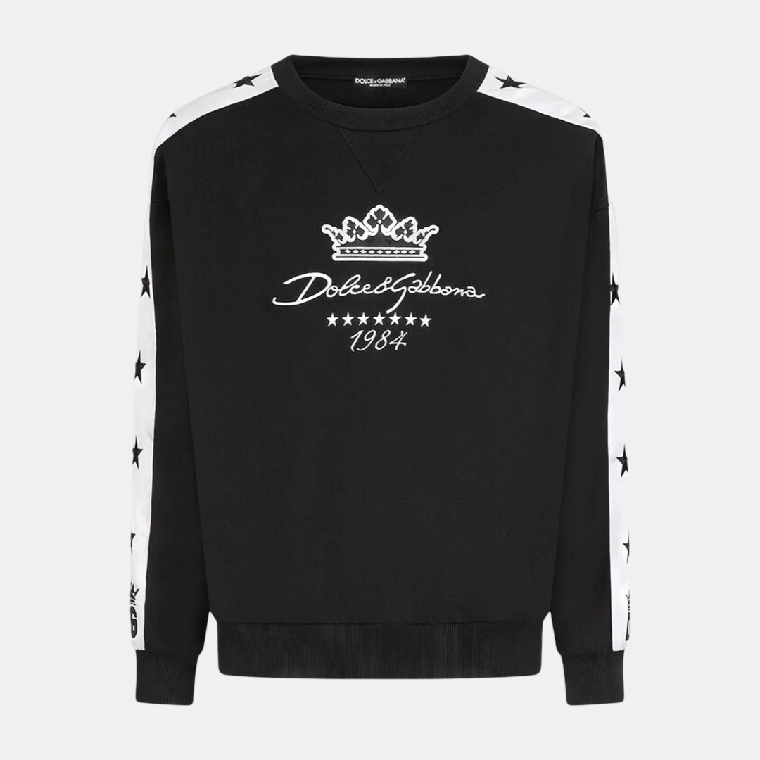 Мъжка блуза Dolce & Gabbana Logo Embroidered 1984 Men Sweatshirt