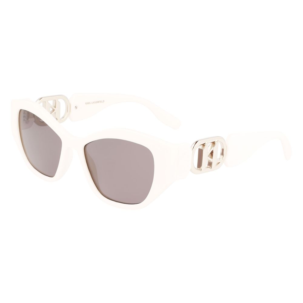 Karl Lagerfeld White Injected слънчеви очила