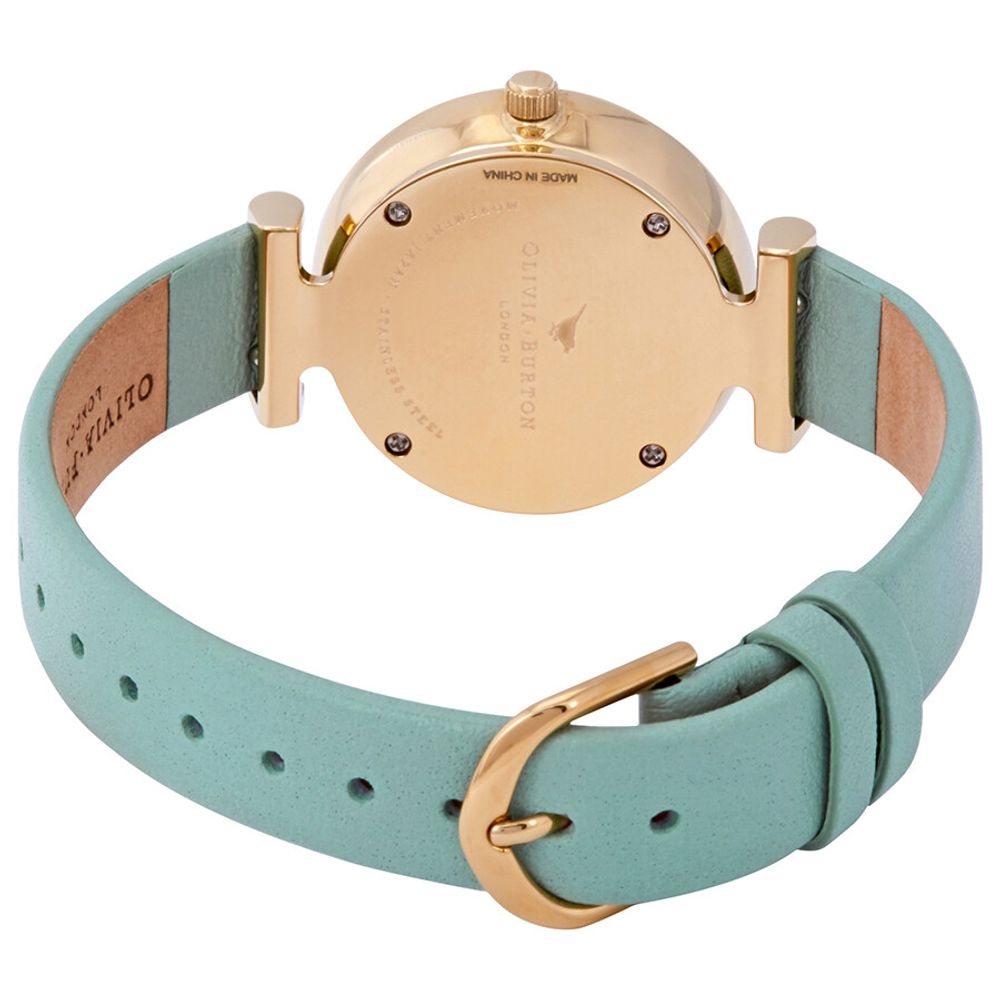 Зелен синтетичен часовник Olivia Burton