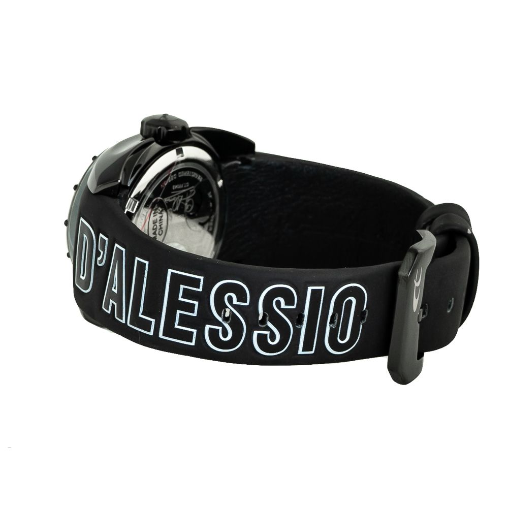 Черен гумен часовник Chronotech