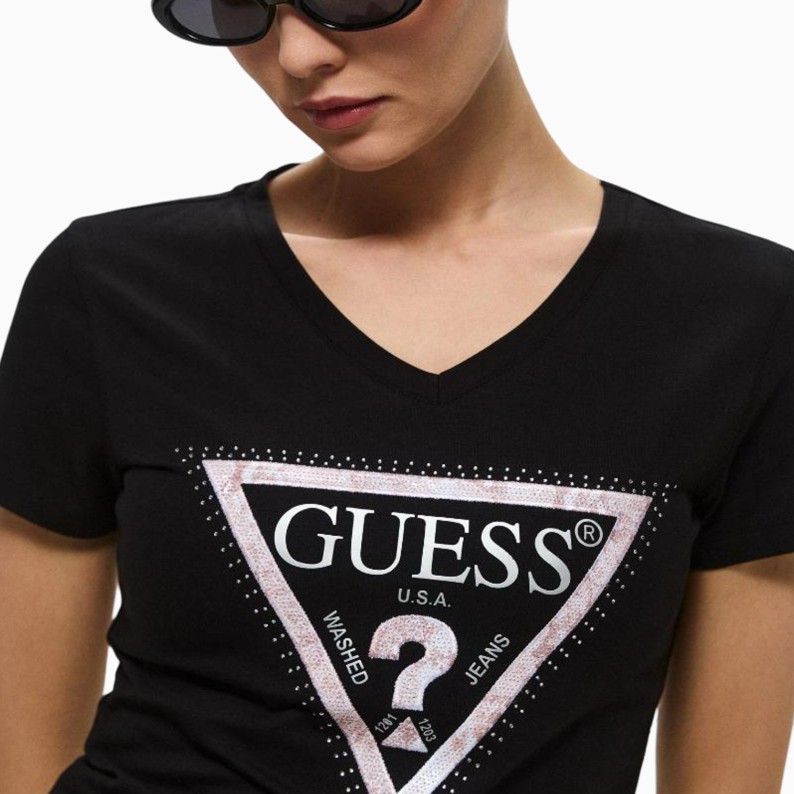 Дамска тениска Guess Women T-shirt 
W5RI21 J1314 Close-Up