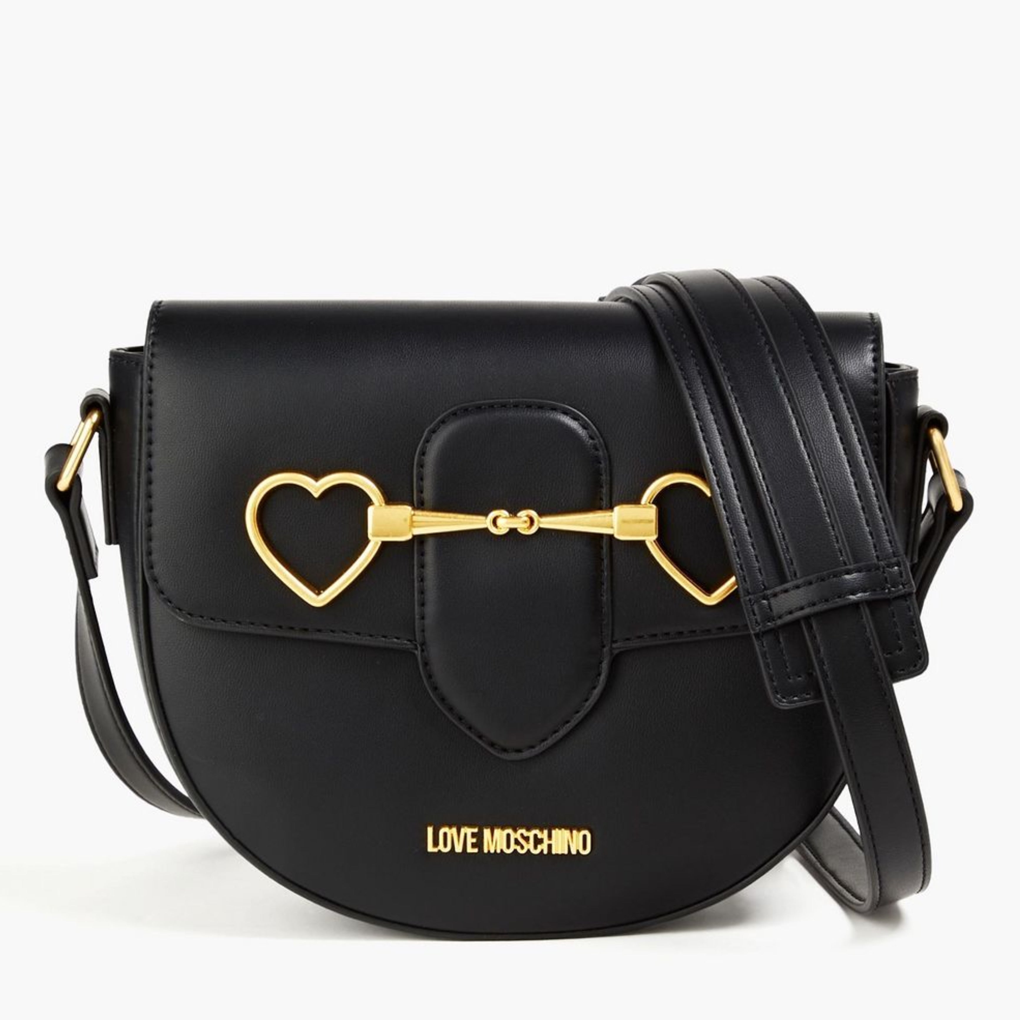 Дамска чанта Women’s shoulder bag Love Moschino JC4077PP1FLC0000 Black front view