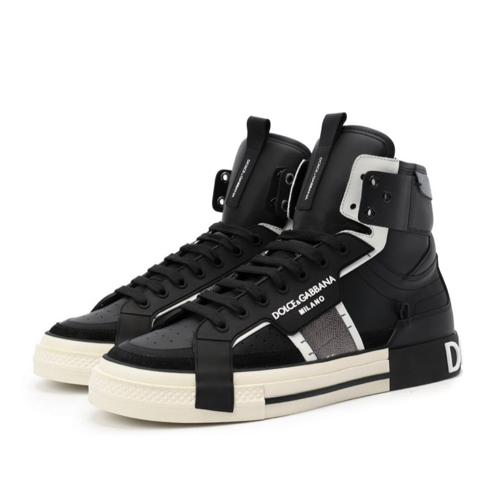 Мъжки високи кецове Dolce & Gabbana Custom 2.Zero Men High Top Sneakers CS1870 AO223