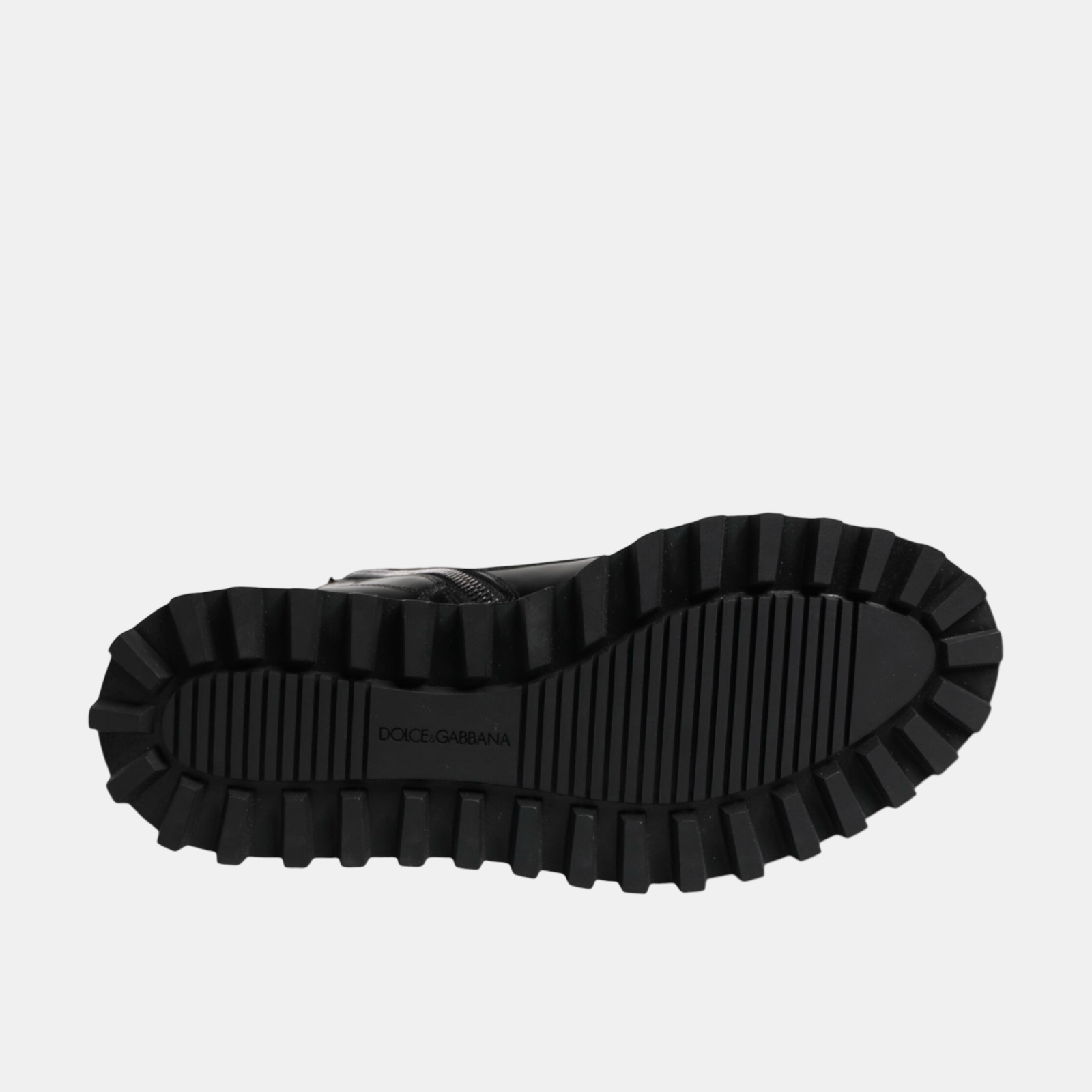 Dolce & Gabbana Combat Mid Calf Men Boots A70014 A1037 80999 Insole View