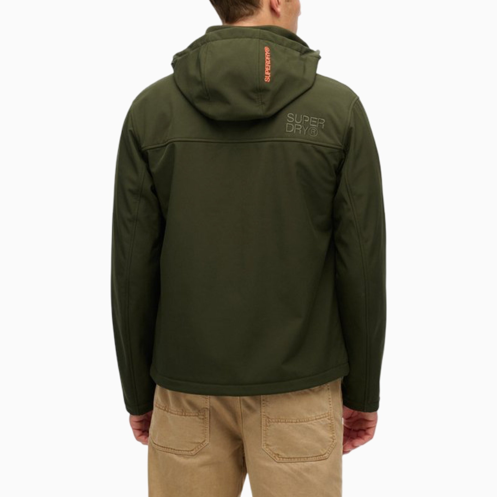 Мъжко зелено яке Superdry Men Jacket M5012103A Back View