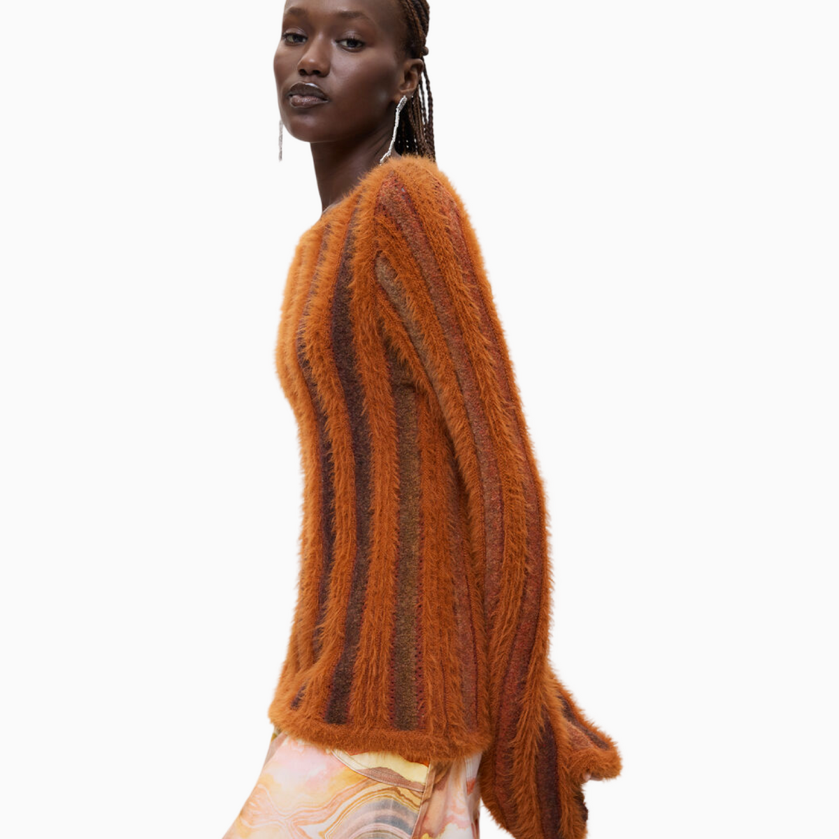 Дамски пуловер Desigual Women Sweater 26WWJF41 6045 Side View