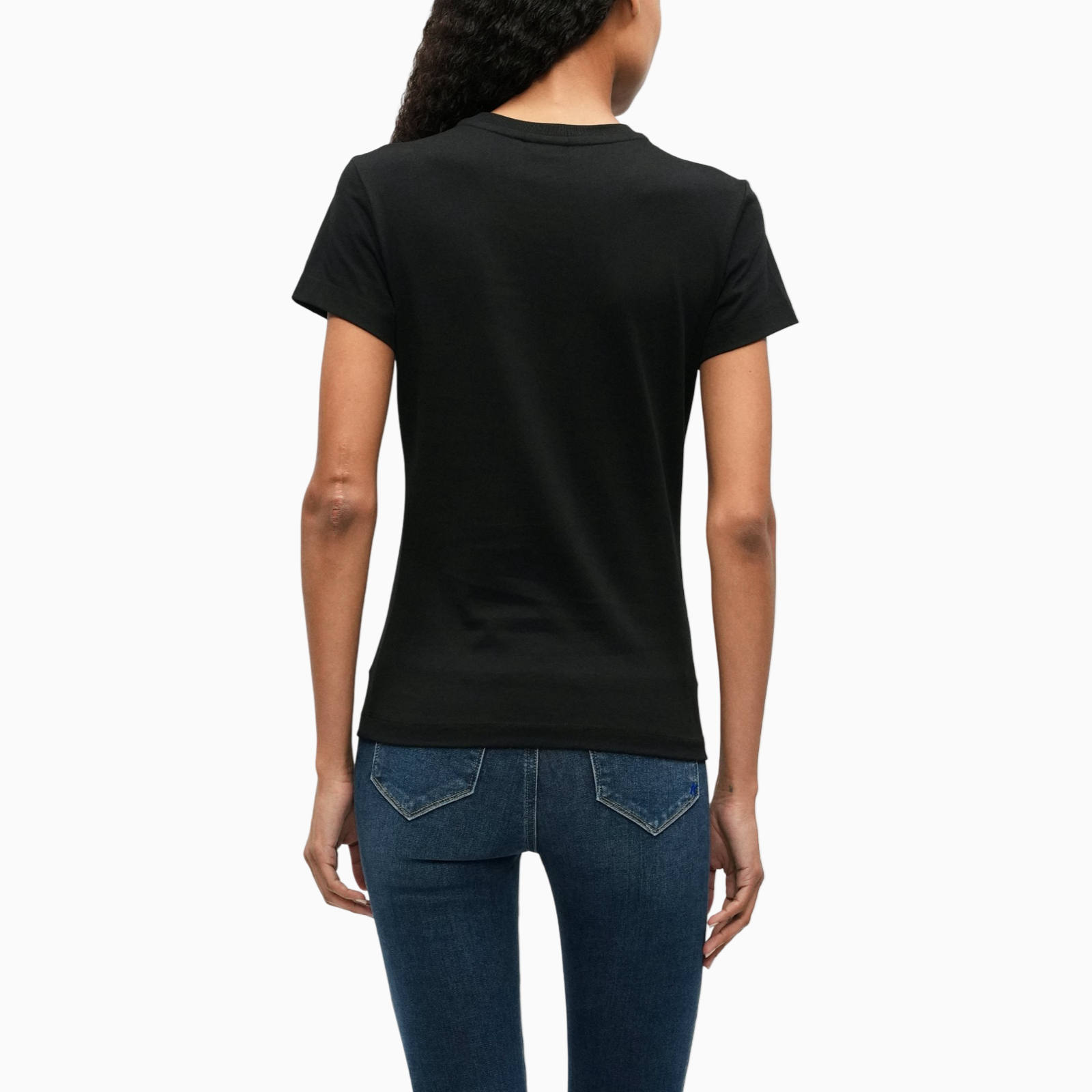 Мъжка тениска Karl Lagerfeld Jeans Women T-shirt B1W17053 999 Back View
