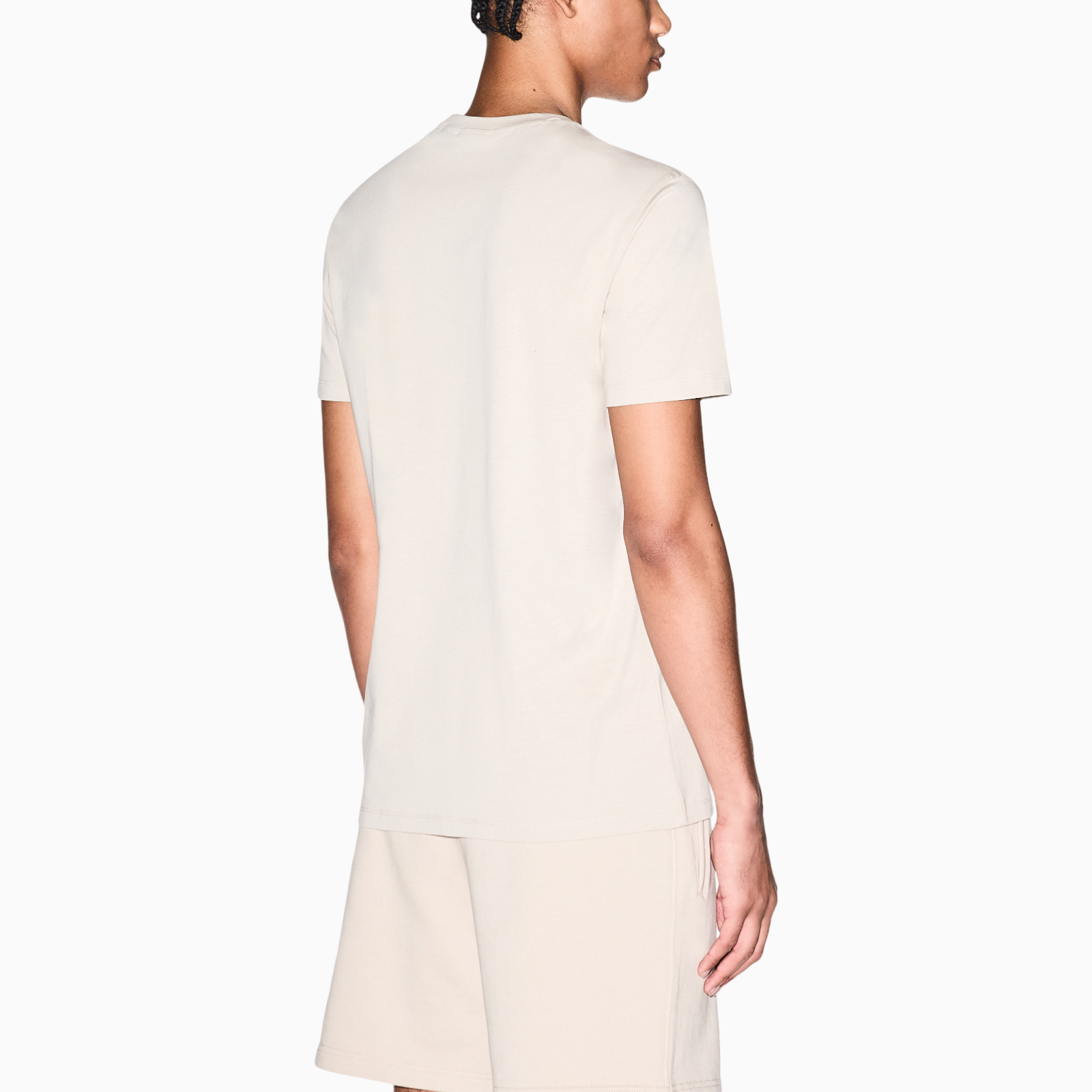 Мъжка бежова текиска EA7 Emporio Armani Men T-shirt XM002501 AF10356 U1148 Back View