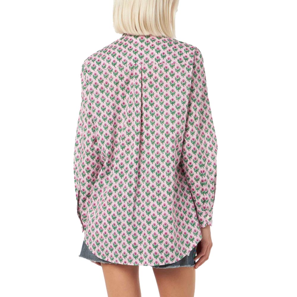 Розова памучна риза MC2 Saint Barth