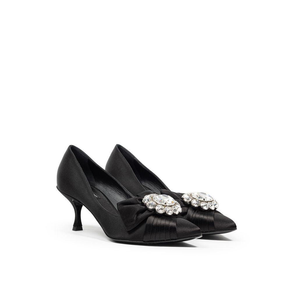 Dolce &amp; Gabbana черни вискозни обувки