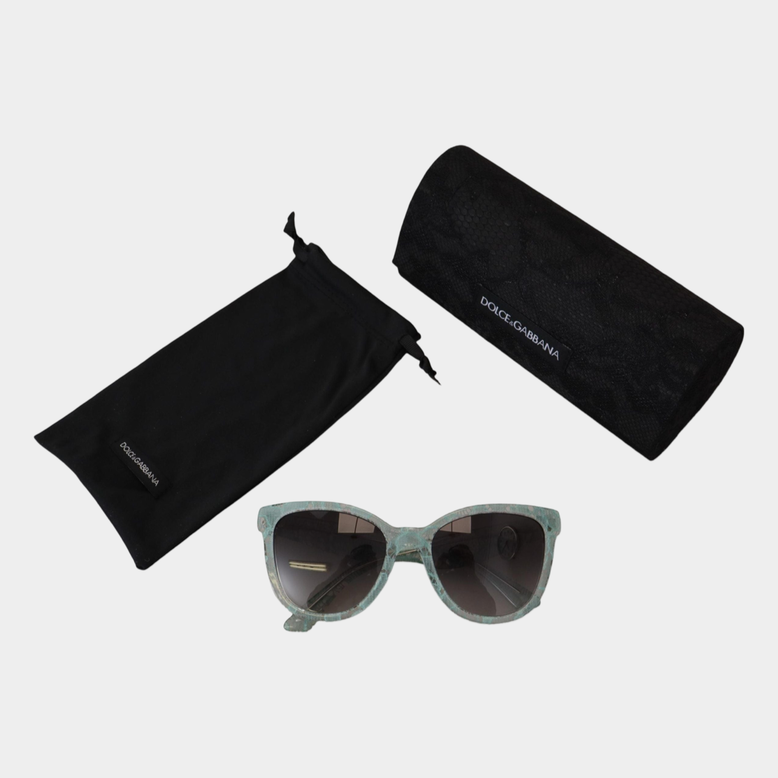 Dolce & Gabbana Elegant Sicilian Lace Designer Sunglasses DG4190 Box View