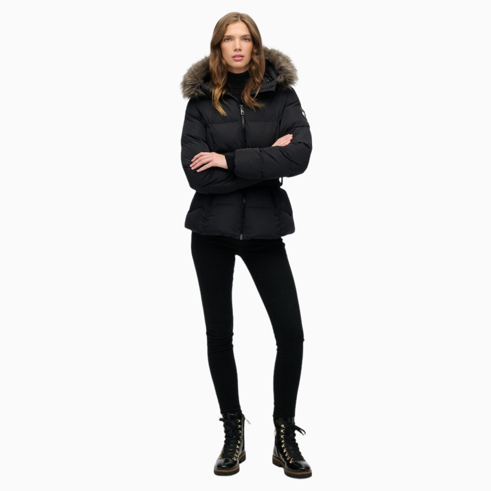 Дамско зимно яке Superdry Fuji Women Jacket W5011928A Front View