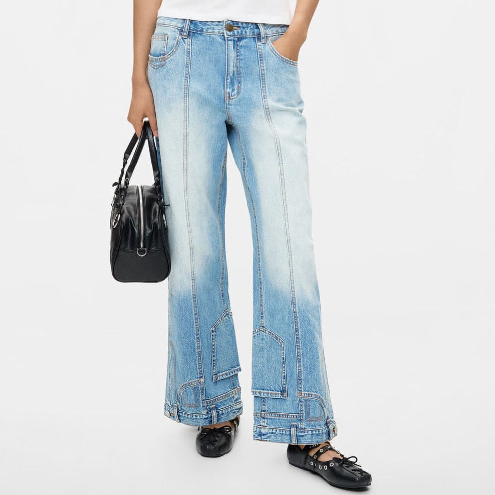 Дамски дънки Desigual women’s jeans 26WWDD17 5053 front view 