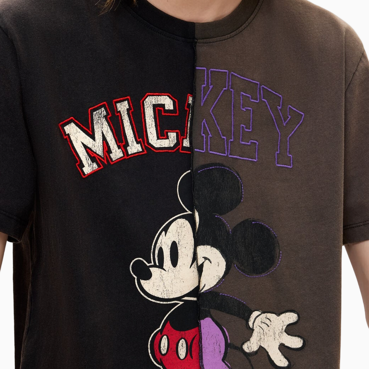 Дамска тениска Desigual Mickey Women T-shirt 26WWTK59 2002 Close-Up