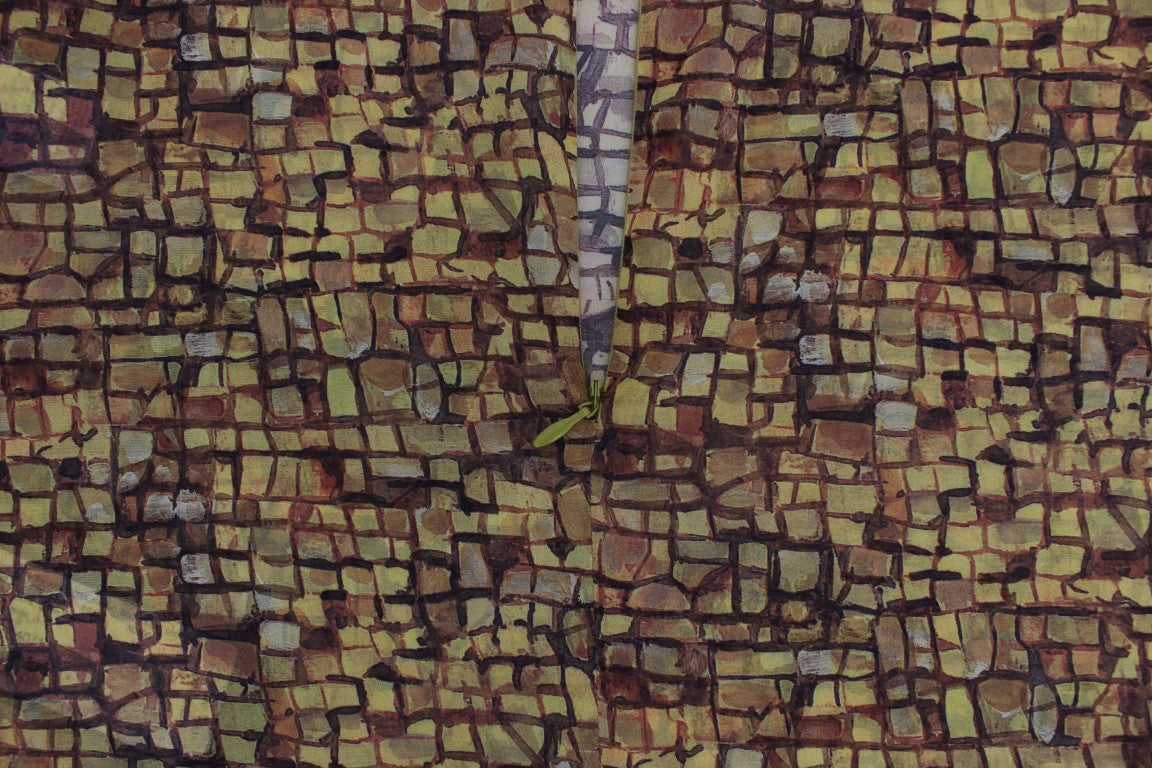 Копринена блуза Dolce &amp; Gabbana със сицилианска мозайка