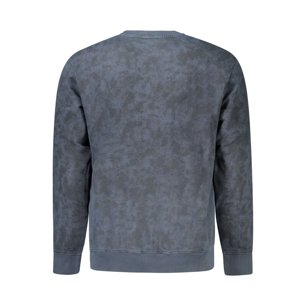 Hugo Boss Blue Cotton Sweater