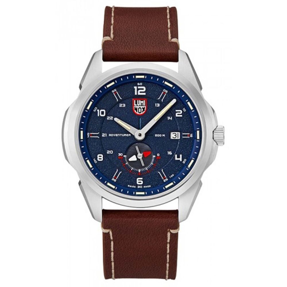 Кафяв кожен часовник Luminox