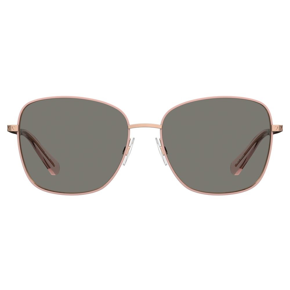 Love Moschino Brown Metal Sunglasses